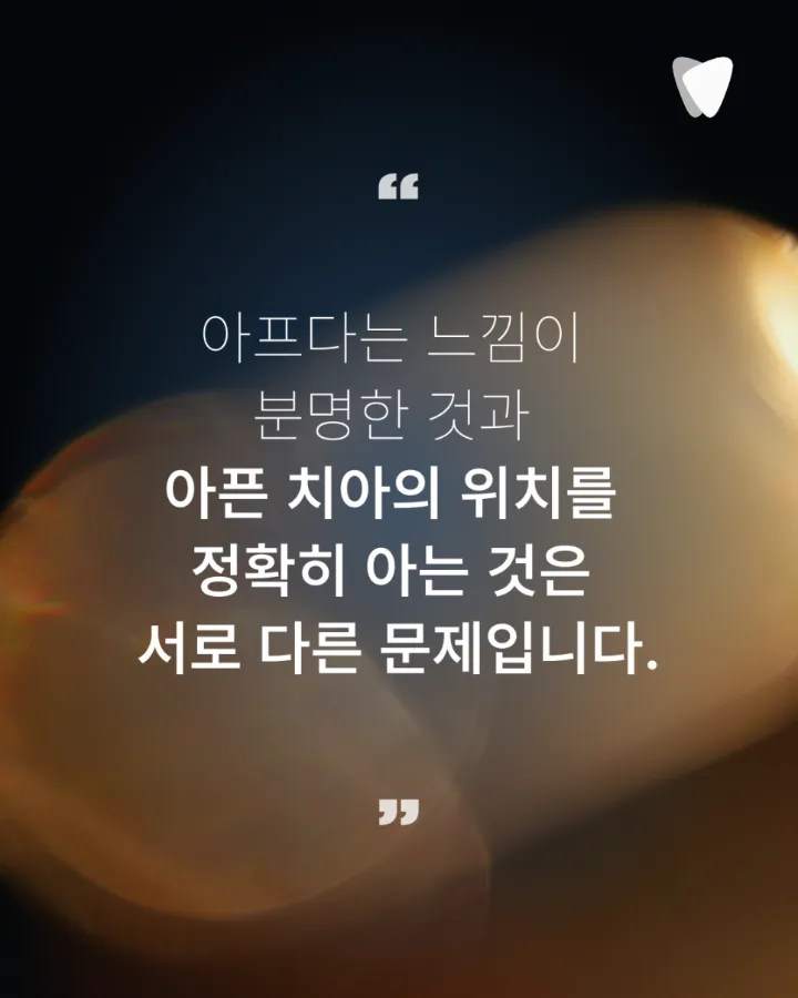 이미지 카드 · 어금니 안쪽이 묵직하게 아픈데 위치가 애매한 이유